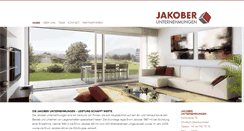 Desktop Screenshot of jakober-unternehmungen.ch